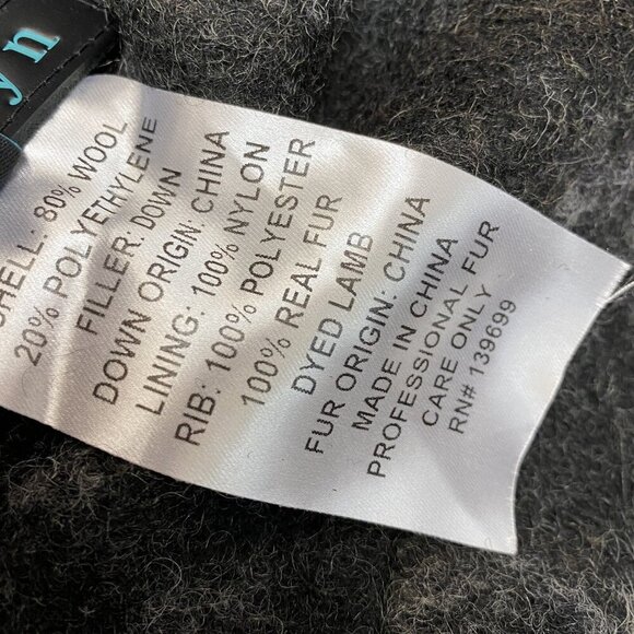 JOCELYN sz XS Coat Jacket Wool Bomber Reversible Grey Green Cozy Normcore New - Picture 8 of 9